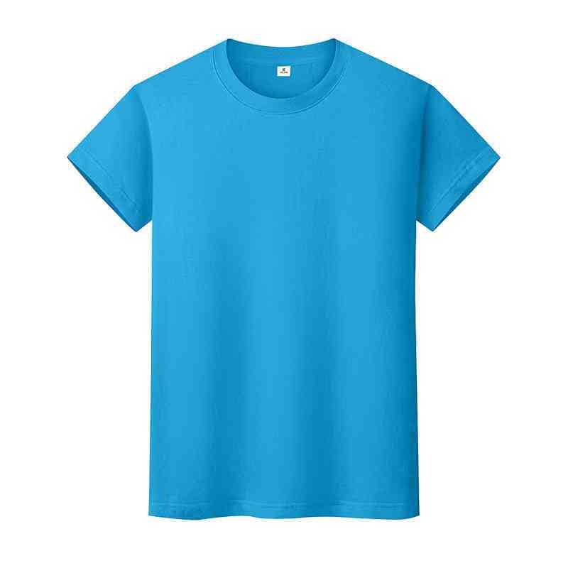 men and women round neck solid color T-shirt summer cotton bottoming short-sleeved half-sleeved R8I1i
men and women round neck solid color T-shirt summer cotton bottoming short-sleeved half-sleeved R8I1i