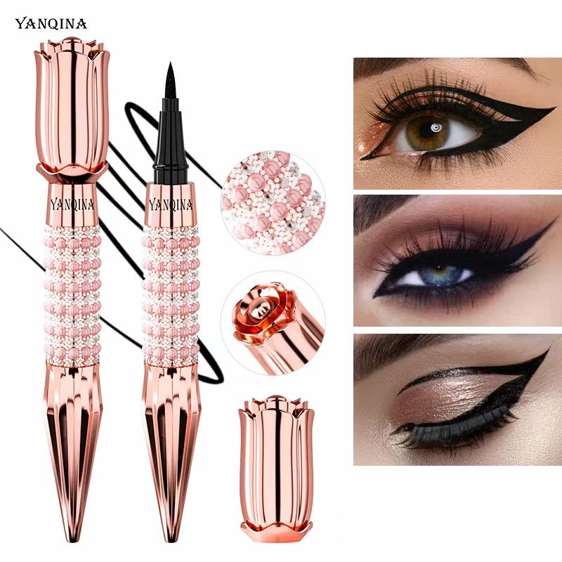 Yanqina Queen's Scepter Gold Rose Liquid Eyeliner Pen Jet Black Eye Liner Waterproof Sweatproof Anti-Blooming 24H Long-lasting Quick Dry Coloris Eyes Makeup
Yanqina Queen's Scepter Gold Rose Liquid Eyeliner Pen Jet Black Eye Liner Waterproof Sweatproof Anti-Blooming 24H Long-lasting Quick Dry Coloris Eyes Makeup