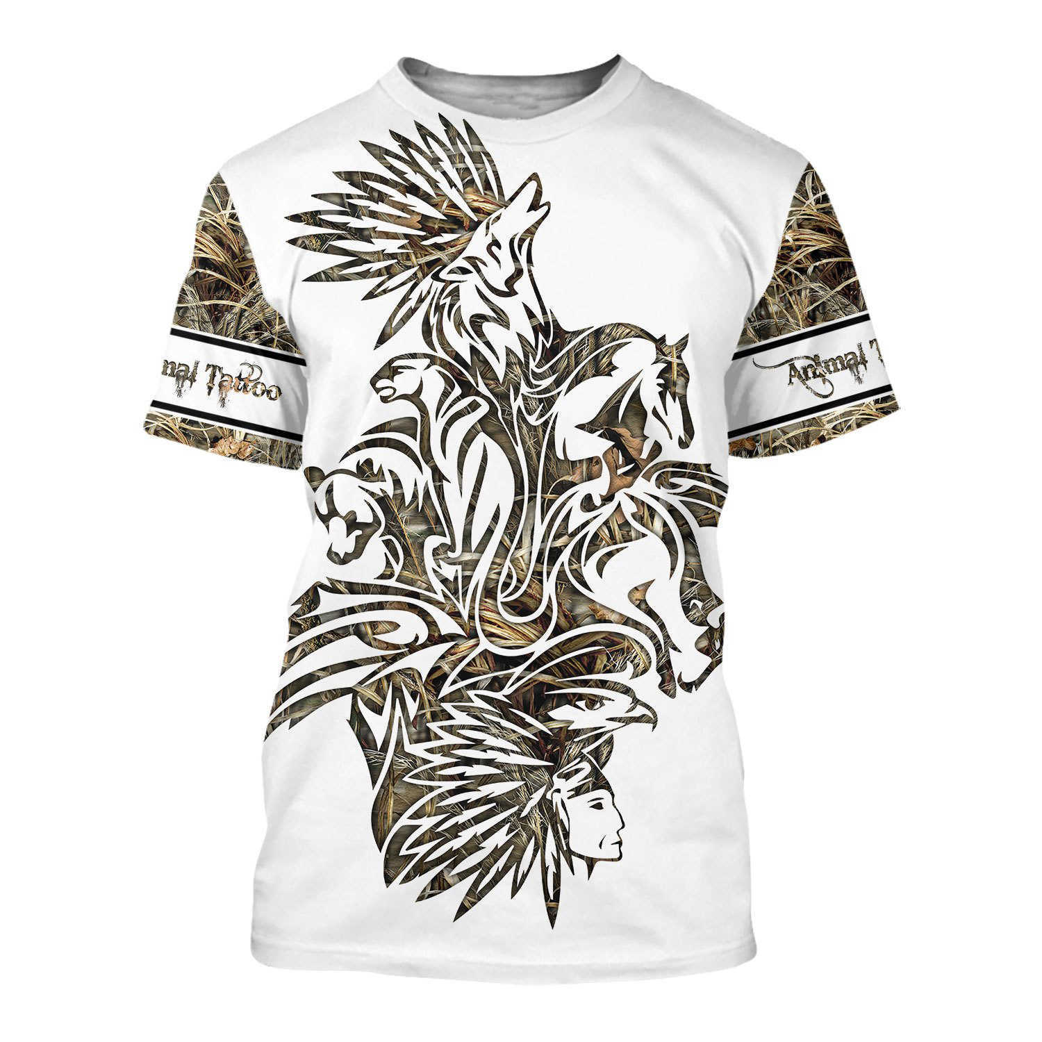 Viking symbol - odin Tattoo 3D Printed men t shirt Harajuku Fashion Short sleeve summer streetwear Unisex t tops 210629