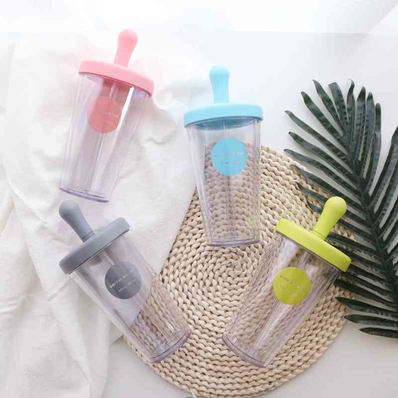 Aiinmei summer wind creative lovely double straw milk tea coffee drink plastic cold water cup
Aiinmei summer wind creative lovely double straw milk tea coffee drink plastic cold water cup
