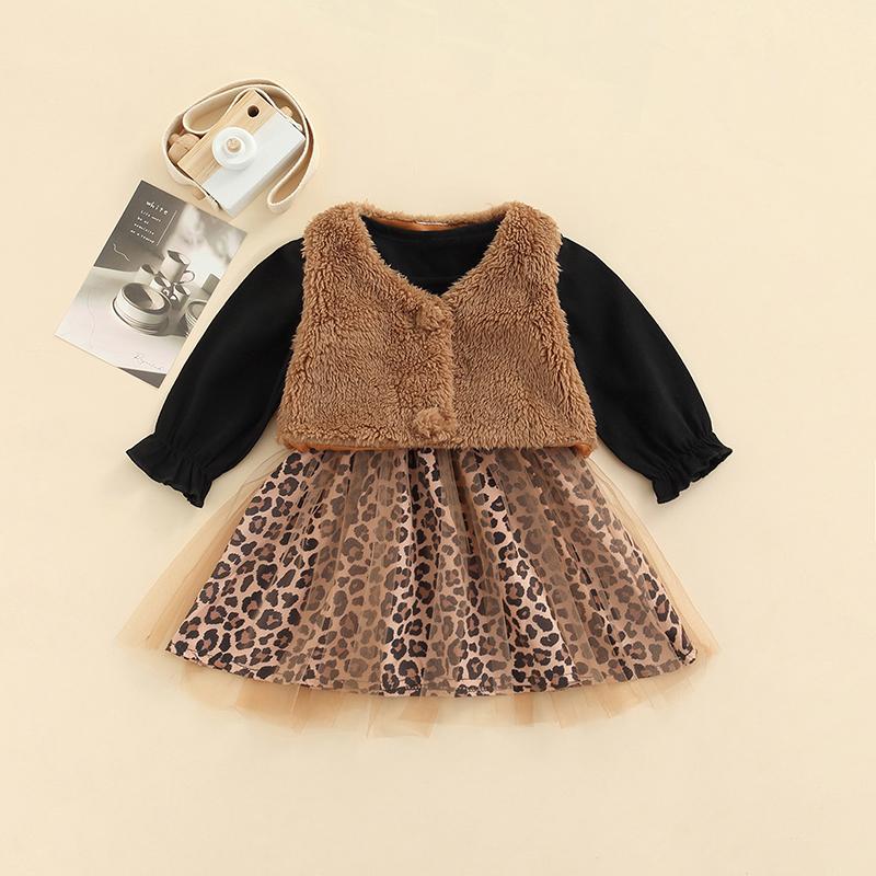 Girl's Dresses Ma&Baby 3-24M Born Infant Baby Girl Dress Leopard Tutu Party + Plush Vest Outfits Princess Autumn Spring Costume D84, Red;yellow
Girl's Dresses Ma&Baby 3-24M Born Infant Baby Girl Dress Leopard Tutu Party + Plush Vest Outfits Princess Autumn Spring Costume D84, Red;yellow