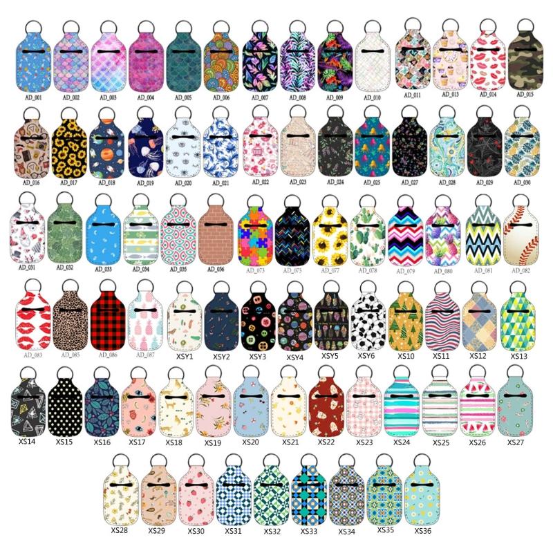 Keychains Empty Travel Bottle Hand Sanitizer Holder Refillable 30ML Liquid Reusable Flip Cap Bottles With Keychain Carriers
Keychains Empty Travel Bottle Hand Sanitizer Holder Refillable 30ML Liquid Reusable Flip Cap Bottles With Keychain Carriers