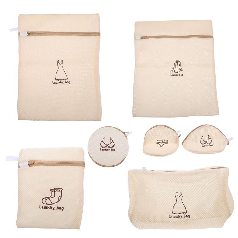 Laundry Bags 7Pcs Underwear Lingerie Wash Bag Bra Machine Washer Washing For Machines Clothes Organizer
Laundry Bags 7Pcs Underwear Lingerie Wash Bag Bra Machine Washer Washing For Machines Clothes Organizer
