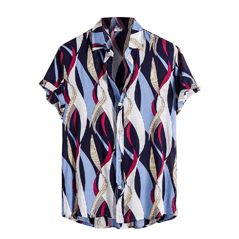 Men's Casual Shirts Shirt Cardigan Hawaiian Flower Turtleneck Short Sleeve Beach Men Fashion, White;black
Men's Casual Shirts Shirt Cardigan Hawaiian Flower Turtleneck Short Sleeve Beach Men Fashion, White;black