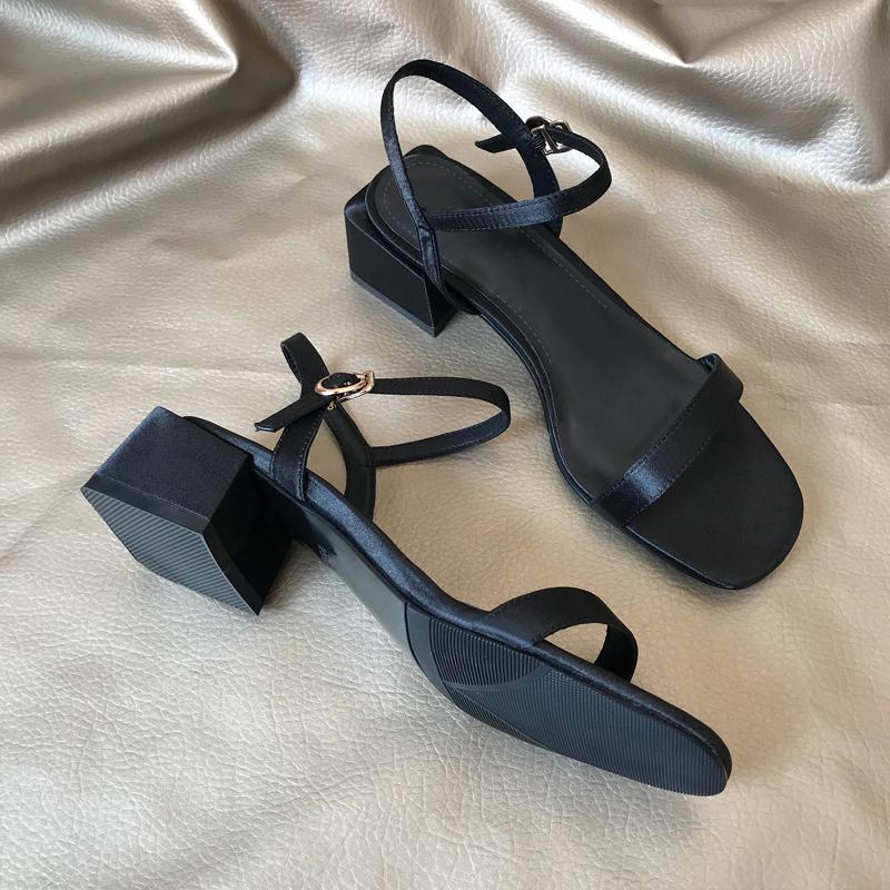 Gladiator Women's Sandals Buckle High Heels Casual Square Heel Pumps Summer Black Comcise Ladies
Gladiator Women's Sandals Buckle High Heels Casual Square Heel Pumps Summer Black Comcise Ladies