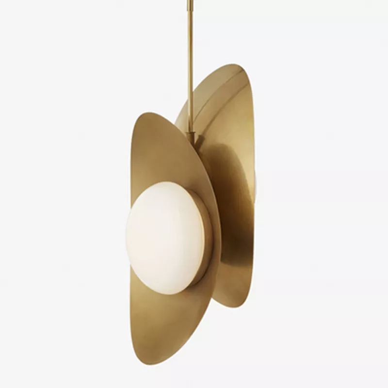 Creative metal design post-modern pendant lights lamp bedroom American bedside living personality dining room light fixtures