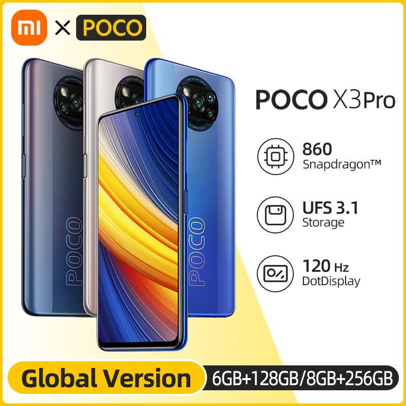 Xiaomi POCO X3 Pro Global Official Version 5160mAh Battery Face ID Fingerprint Identification 6.67 inches
Xiaomi POCO X3 Pro Global Official Version 5160mAh Battery Face ID Fingerprint Identification 6.67 inches