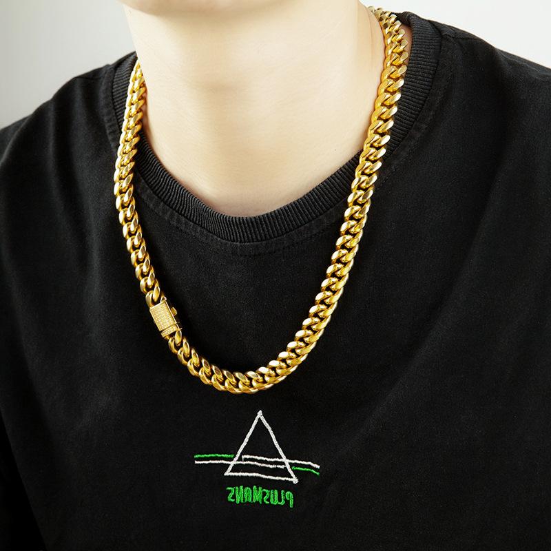 Chains Fashion Stainless Steel Cuban Chain Men Necklace Polished Semi-circular Grinding Hip Hop Bracelet Jewelry For Boy Gift
Chains Fashion Stainless Steel Cuban Chain Men Necklace Polished Semi-circular Grinding Hip Hop Bracelet Jewelry For Boy Gift