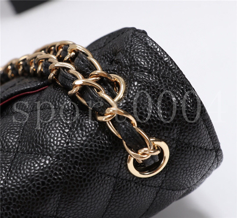 2021 Women Luxury Designer Shoulder Bag Brand Fashion Purse Mini Classic Genuine Leather Crossbody handbag Caviar Texture Chain Flap Bags wa
2021 Women Luxury Designer Shoulder Bag Brand Fashion Purse Mini Classic Genuine Leather Crossbody handbag Caviar Texture Chain Flap Bags wa