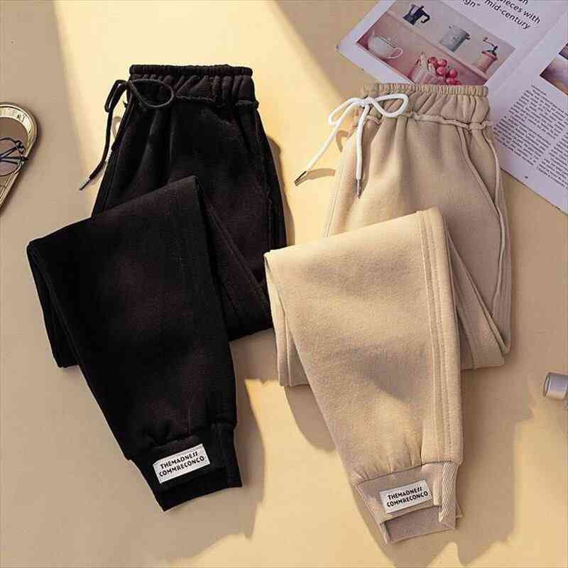 harem loose casual sports women capris were thin winter thick nine-point, Black;white
harem loose casual sports women capris were thin winter thick nine-point, Black;white