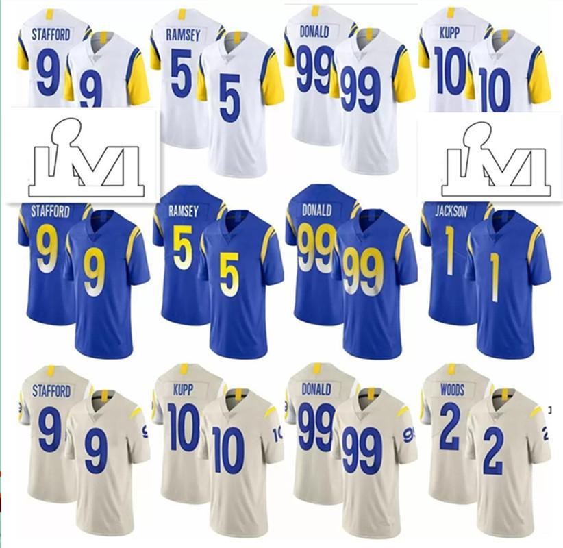 2022 Aaron Donald 9 Matthew Stafford 10 Cooper Kupp Football Jersey 3 Odell Beckham Jr 2 Robert Woods 5 Jalen Ramsey Cam Akers Van Jefferson Von Miller Andrew Whitworth, Womens+patch
2022 Aaron Donald 9 Matthew Stafford 10 Cooper Kupp Football Jersey 3 Odell Beckham Jr 2 Robert Woods 5 Jalen Ramsey Cam Akers Van Jefferson Von Miller Andrew Whitworth, Womens+patch