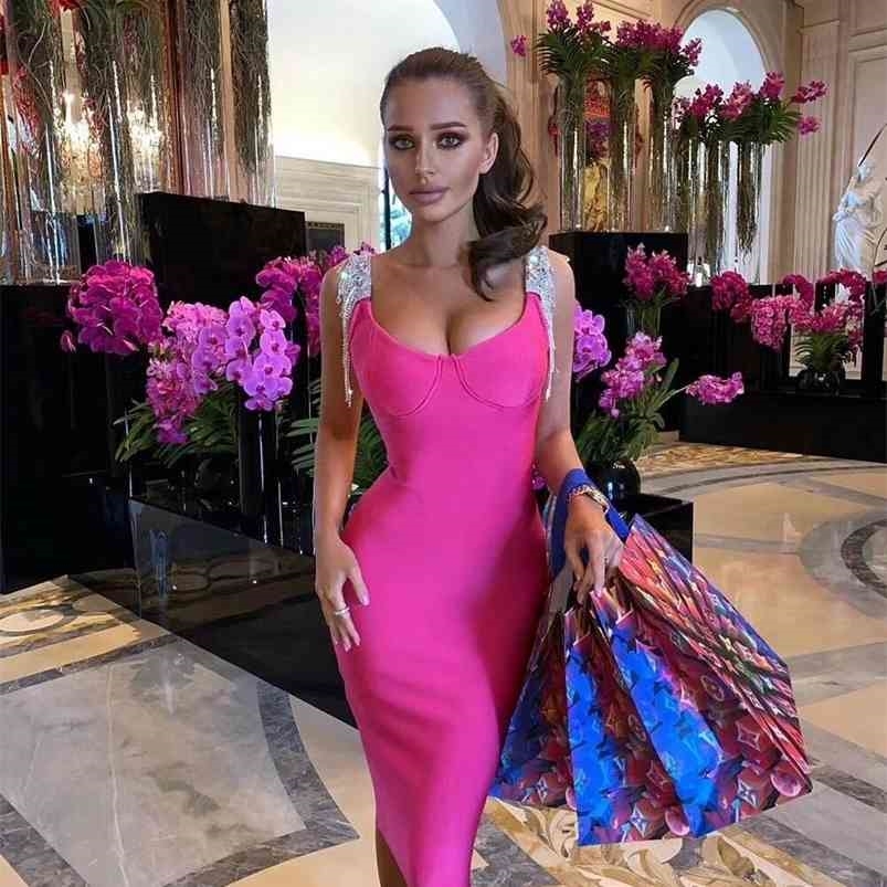 High Quality Black Pink Tassel Sleeve Slip Rayon Bandage Dress Elegant Cocktail Party 210701
High Quality Black Pink Tassel Sleeve Slip Rayon Bandage Dress Elegant Cocktail Party 210701