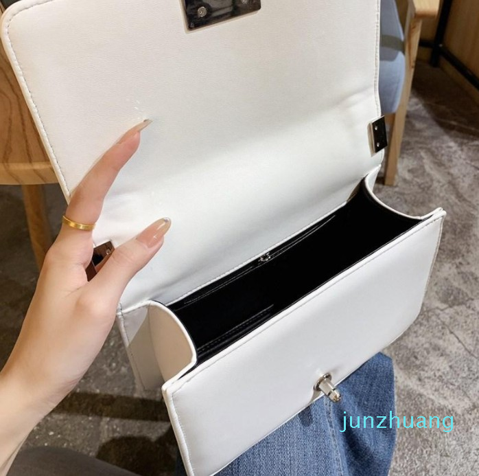 Designer- Leather Women handbag Crossbody Boy Bag Pearl Decoration Silver Lock Women Designers Shoulder Bags, Black
Designer- Leather Women handbag Crossbody Boy Bag Pearl Decoration Silver Lock Women Designers Shoulder Bags, Black