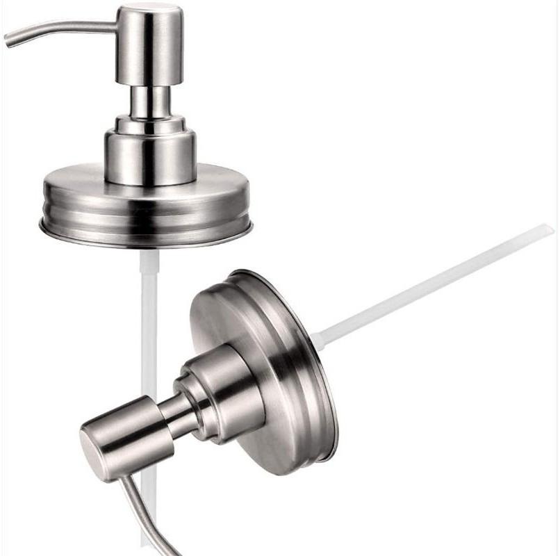 Stainless Steel Mason Jars Lid Leak Proof Soap Dispenser No Transparent Bottle Press Pump Head Wholesale DD
Stainless Steel Mason Jars Lid Leak Proof Soap Dispenser No Transparent Bottle Press Pump Head Wholesale DD