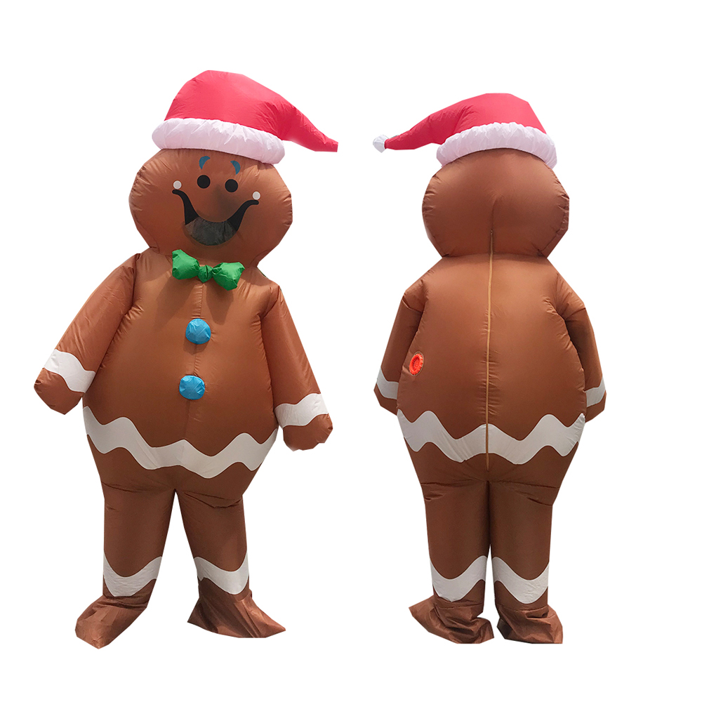 Mascot doll costume Christmas Gingerbread Man Inflatable Costumes Fancy Adult Halloween Party Role Play Inflated Germant Dress Up for Woman, 1258
Mascot doll costume Christmas Gingerbread Man Inflatable Costumes Fancy Adult Halloween Party Role Play Inflated Germant Dress Up for Woman, 1258