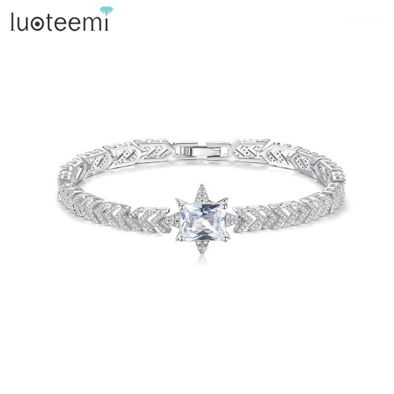 Trendy Crystal Bracelets For Women Clear CZ Stone Bangles Charm Fashion Jewellery Dating Christmas Gift Accessories Bangle
Trendy Crystal Bracelets For Women Clear CZ Stone Bangles Charm Fashion Jewellery Dating Christmas Gift Accessories Bangle