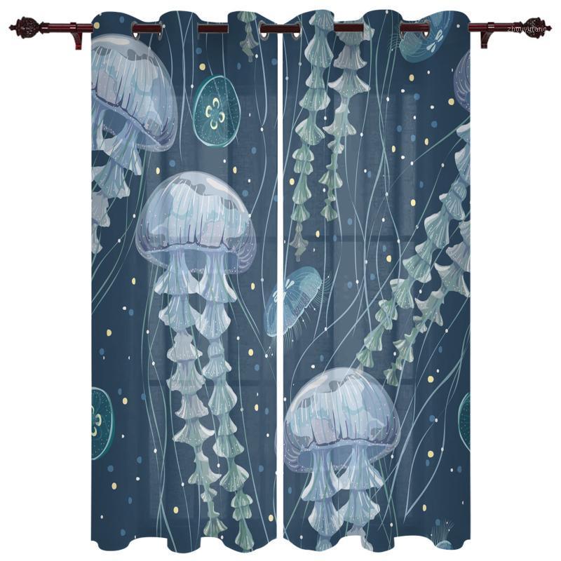 Nice Translucent Curtains With Jellyfish Dark Blue Pattern For Living Room Kitchen Bedroom Decoration Windows Curtain & Drapes
Nice Translucent Curtains With Jellyfish Dark Blue Pattern For Living Room Kitchen Bedroom Decoration Windows Curtain & Drapes
