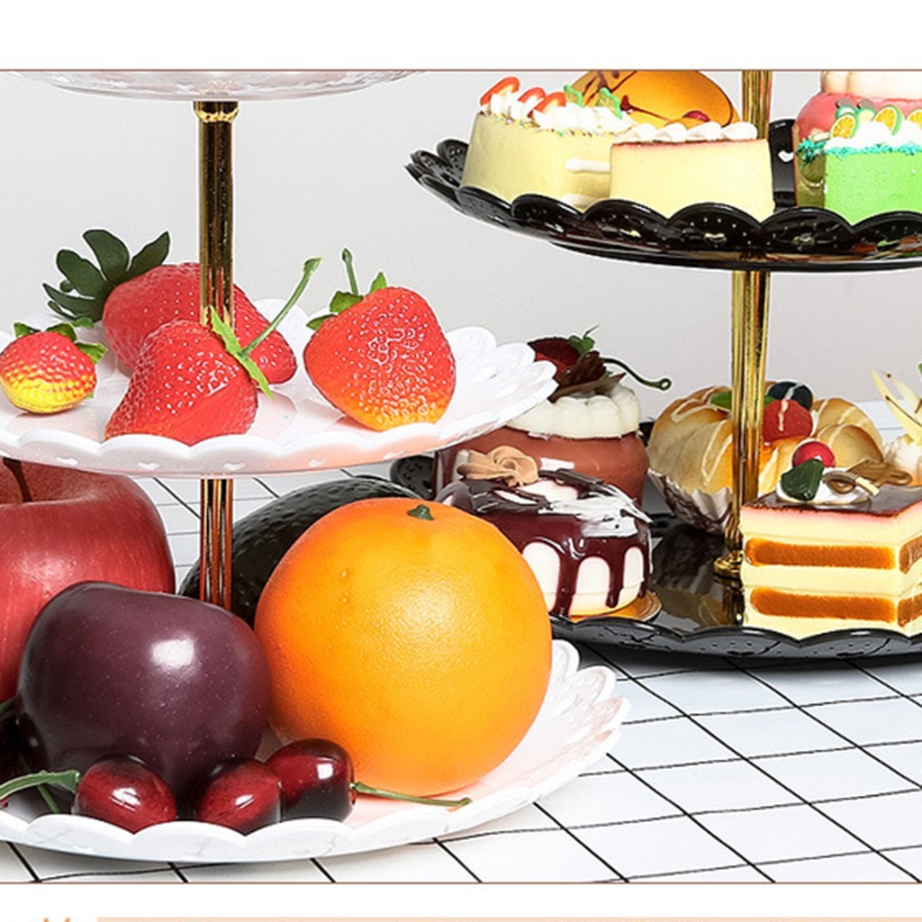 3-tier cupcake cake dessert wedding event display tower assembly new plastic cake opbergrek