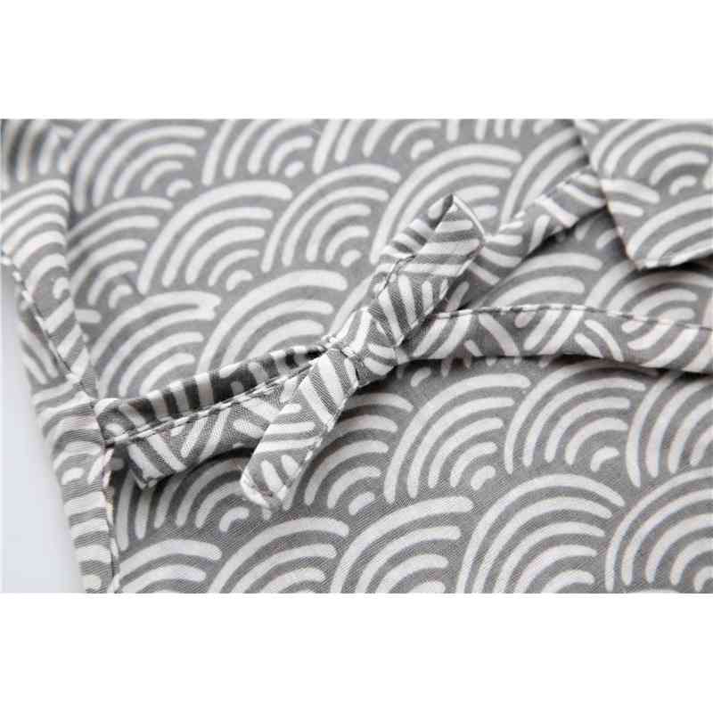 Simple wave 100% cotton shorts pyjamas men short sleeves sleepwear Japanese kimono pajamas sets shorts home bathrobes bedgown 210812