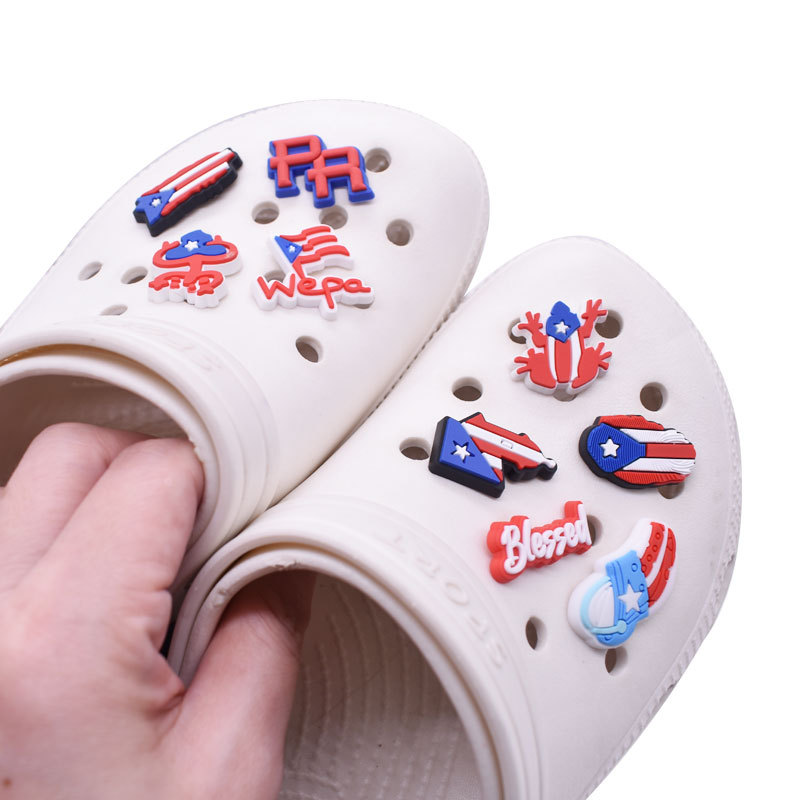 Soft Rubber PRI Shoe Charm Decorations Parts Accessories Jibitz for Croc Charms Clog Buttons Buckle, White;pink
Soft Rubber PRI Shoe Charm Decorations Parts Accessories Jibitz for Croc Charms Clog Buttons Buckle, White;pink