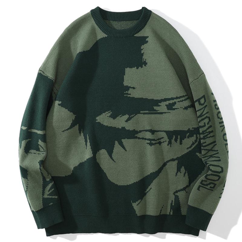 Men's Sweaters Anime Boy Harajuku Knitted Ugly Sweater Men Hip Hop Vintage Oversized Streetwear Woman Casual Cartoon Pullover Spring Autumn, White;black
Men's Sweaters Anime Boy Harajuku Knitted Ugly Sweater Men Hip Hop Vintage Oversized Streetwear Woman Casual Cartoon Pullover Spring Autumn, White;black