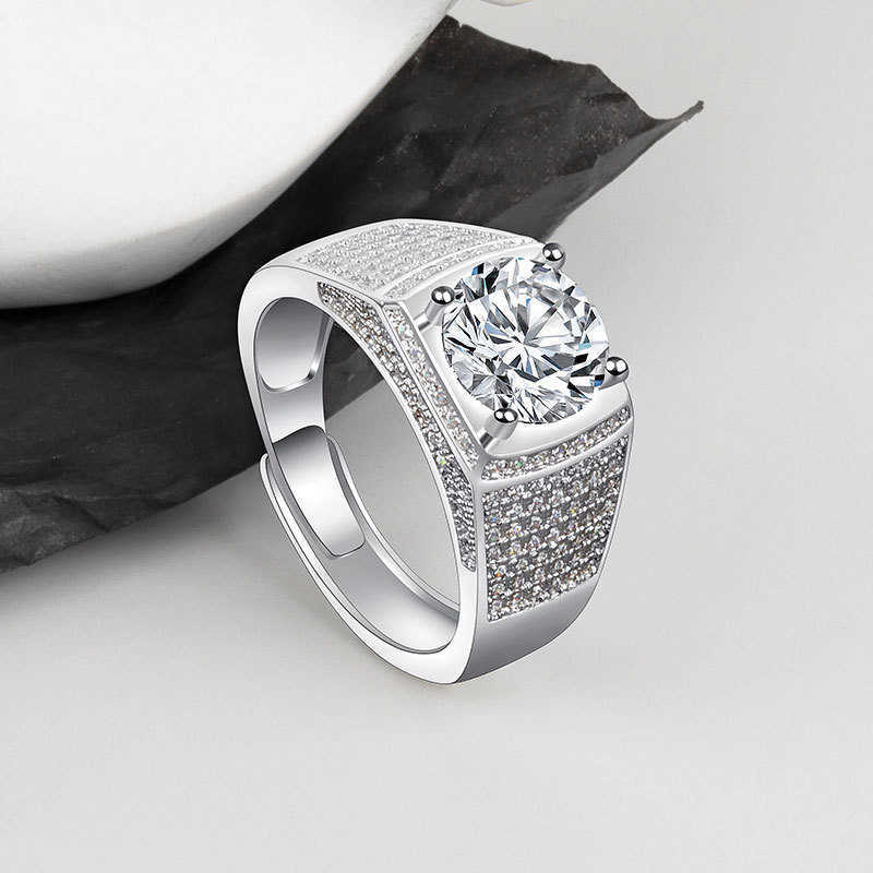 fashion fashion men's big diamond ring adjustable wedding proposal ring for men, Golden;silver
fashion fashion men's big diamond ring adjustable wedding proposal ring for men, Golden;silver