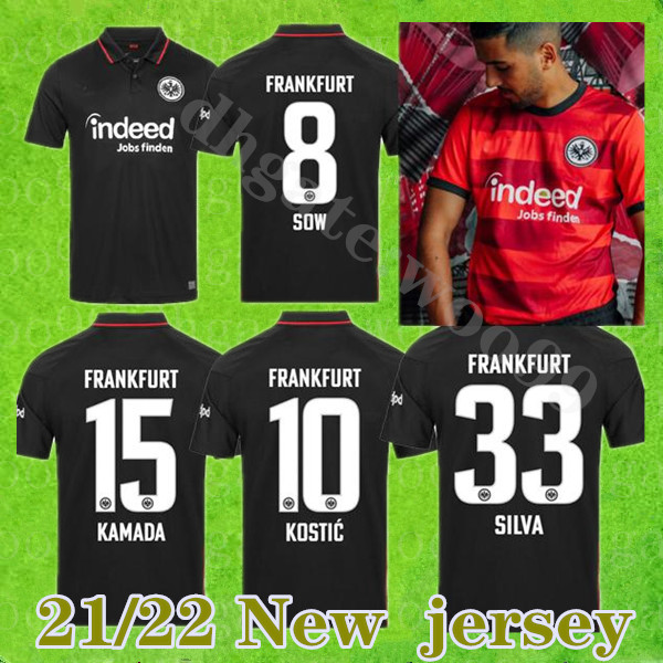 21 22 Frankfurt away red soccer jerseys 2021 2022 Die Adler SOW SILVA KOSTIC JOVIC football uniform HASEBE KAMADA jersey HINTEREGGER maill
21 22 Frankfurt away red soccer jerseys 2021 2022 Die Adler SOW SILVA KOSTIC JOVIC football uniform HASEBE KAMADA jersey HINTEREGGER maill