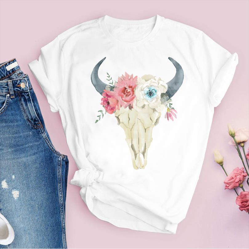 men graphic heifer skull t shirt 90s short sleeve floral flower cute printed lady tees clothing female mens, White;black
men graphic heifer skull t shirt 90s short sleeve floral flower cute printed lady tees clothing female mens, White;black