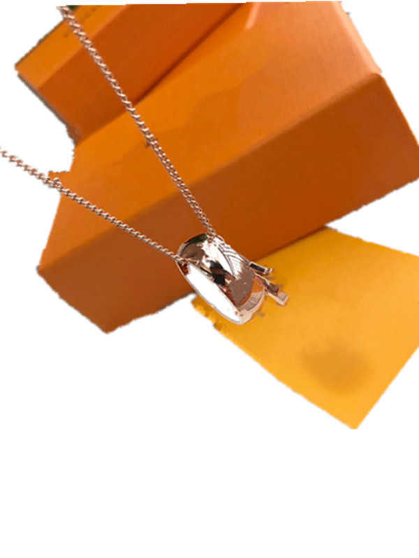 Luxury designer couple designer ring necklace fashion brand women's jewelry