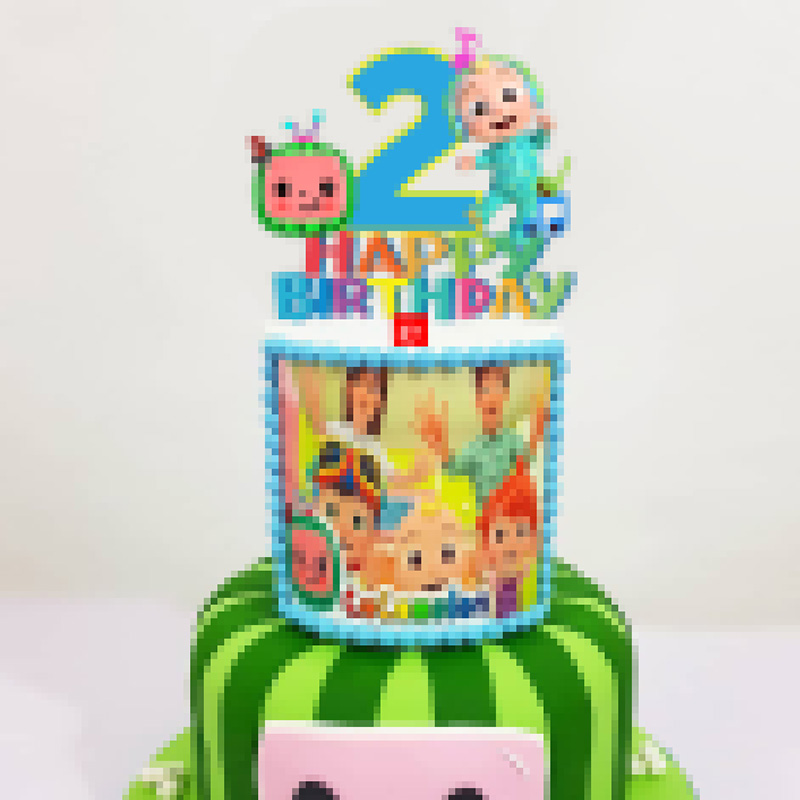 CoComelon Birthday Acrylic Cake Toppers Watermelon Baby One Year Old Cake Topper for Kids Birthday Party Cupcake Decorations
CoComelon Birthday Acrylic Cake Toppers Watermelon Baby One Year Old Cake Topper for Kids Birthday Party Cupcake Decorations
