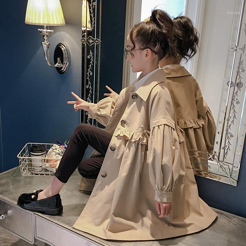 Coat 5-16y Kids Trench Autumn Spring Girls Jacket Overcoat Long Turn-Down Collar Solid Children Windbreaker Top Clothes Hc54, Blue;gray
Coat 5-16y Kids Trench Autumn Spring Girls Jacket Overcoat Long Turn-Down Collar Solid Children Windbreaker Top Clothes Hc54, Blue;gray