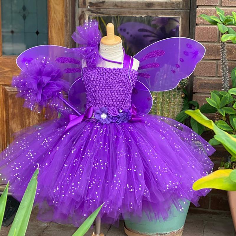 Girl's Dresses Girls Purple Glitter Flower Tutu Dress Kids Sequin Tulle Fairy With Hairbow Wing Children Birthday Party Costume, Red;yellow
Girl's Dresses Girls Purple Glitter Flower Tutu Dress Kids Sequin Tulle Fairy With Hairbow Wing Children Birthday Party Costume, Red;yellow