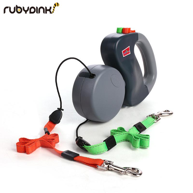 Dog Collars & Leashes Pet Automatic Retractable Traction Rope Double Nylon Head Walker Small And Medium Supplies
Dog Collars & Leashes Pet Automatic Retractable Traction Rope Double Nylon Head Walker Small And Medium Supplies