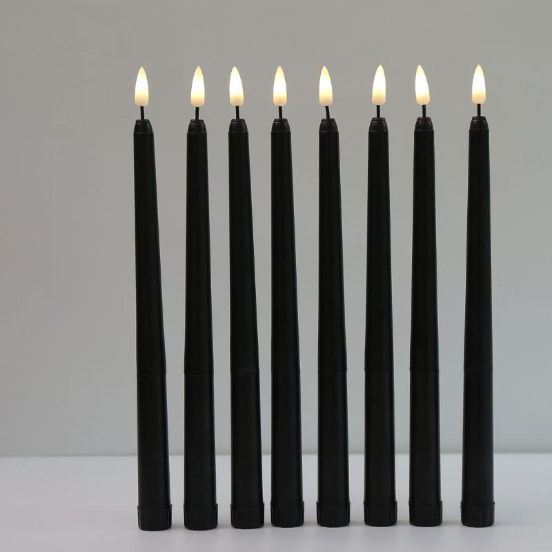 Pieces Black Flameless Flickering Light Battery Operated LED Christmas Votive Candles,28 Cm Long Fake Candlesticks For Wedding Candles
Pieces Black Flameless Flickering Light Battery Operated LED Christmas Votive Candles,28 Cm Long Fake Candlesticks For Wedding Candles
