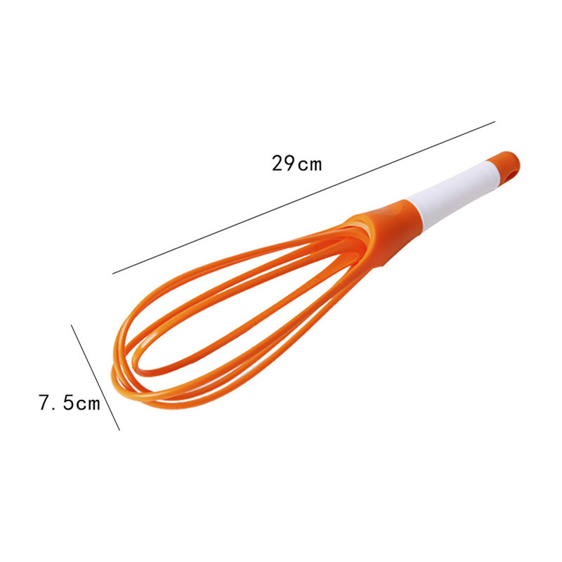 Folding Random Colors Egg Beaters Plastic 2-in-1 Hand Egg Mixer Cream Blender Manual Kitchen Gadgets