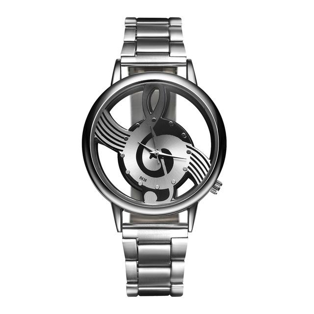 Wristwatches 2021 Fashion And Casual Music Note Notation Stainless Steel Watch Wrist For Men Women Silver Watches, Silver mesh belt
Wristwatches 2021 Fashion And Casual Music Note Notation Stainless Steel Watch Wrist For Men Women Silver Watches, Silver mesh belt
