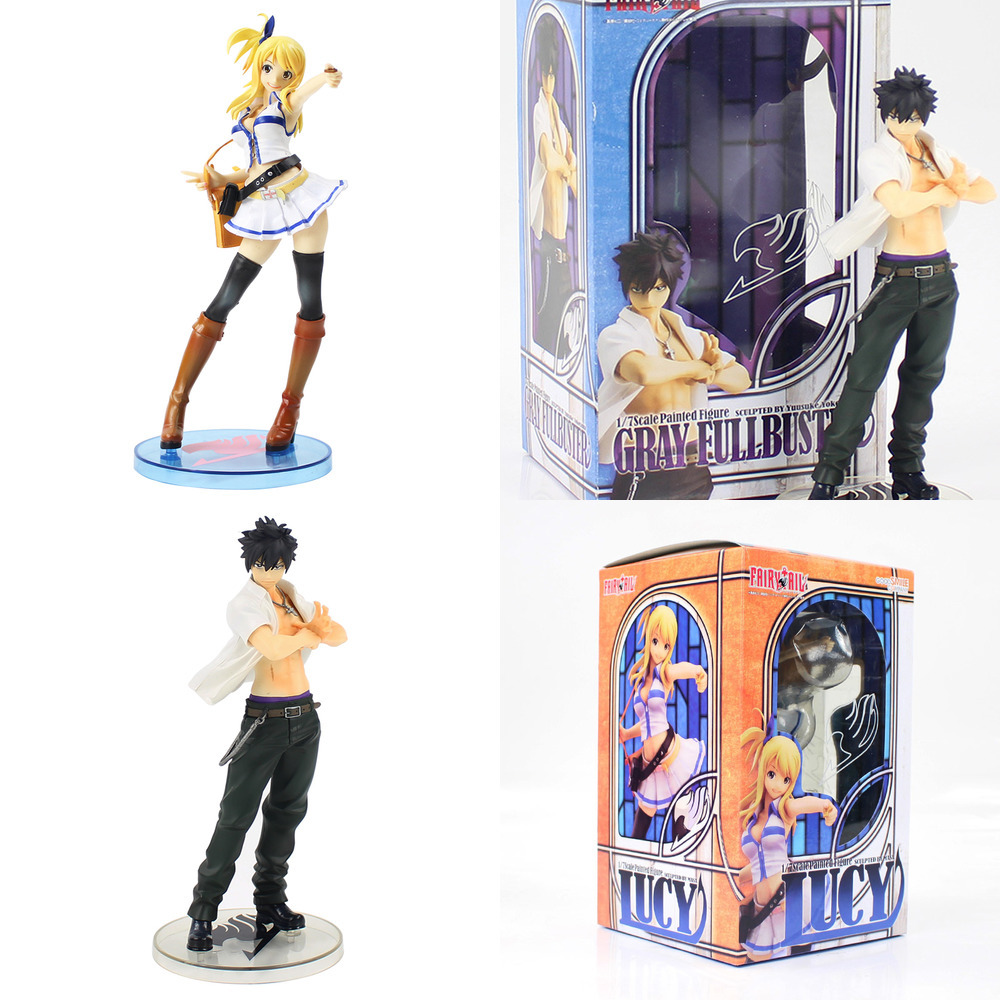 20-22cm Fairy Tail Lucy White Dress Lucy Heartfilia Gray Fullbuster 1/7 Scale Painted Figure Figurine PVC Collectible Model Toy Q0522
20-22cm Fairy Tail Lucy White Dress Lucy Heartfilia Gray Fullbuster 1/7 Scale Painted Figure Figurine PVC Collectible Model Toy Q0522