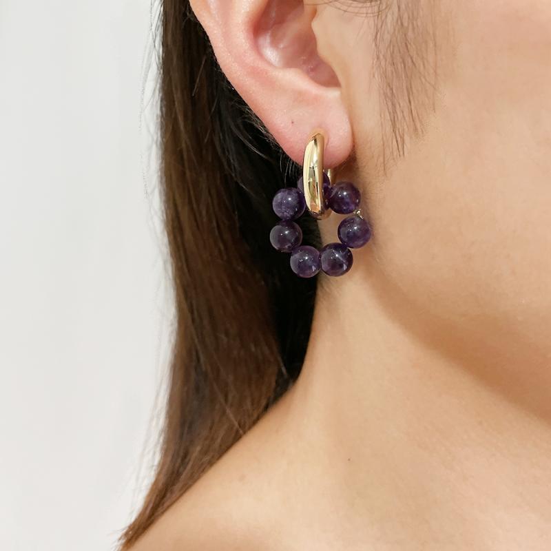 Hoop & Huggie Peri'sBox Boho Asymmetric Multicolor Stone Bead Earring Colorful Beaded Earrings Gift Jewelry
Hoop & Huggie Peri'sBox Boho Asymmetric Multicolor Stone Bead Earring Colorful Beaded Earrings Gift Jewelry
