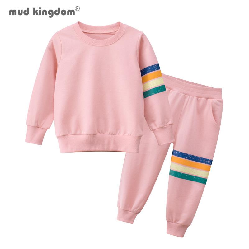 Clothing Sets Mudkingdom Toddler Girls Pants Set Rainbow Stripe Pullover Long Sleeve Sweatshirt And Jogger Suit Sportwear For Kids Clothes, White
Clothing Sets Mudkingdom Toddler Girls Pants Set Rainbow Stripe Pullover Long Sleeve Sweatshirt And Jogger Suit Sportwear For Kids Clothes, White
