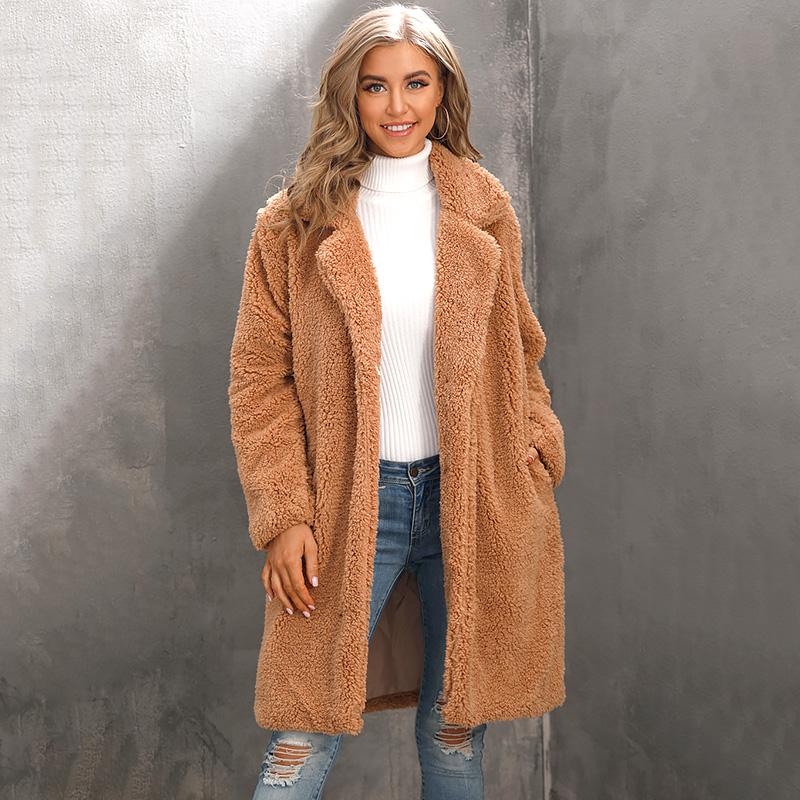 Women' Fur & Faux Women Lamb Wool Long Jackets Autumn Winter Thick Warm Coats Female Loose Solid Coat Outwear Clothes Plus Size, Black
Women' Fur & Faux Women Lamb Wool Long Jackets Autumn Winter Thick Warm Coats Female Loose Solid Coat Outwear Clothes Plus Size, Black