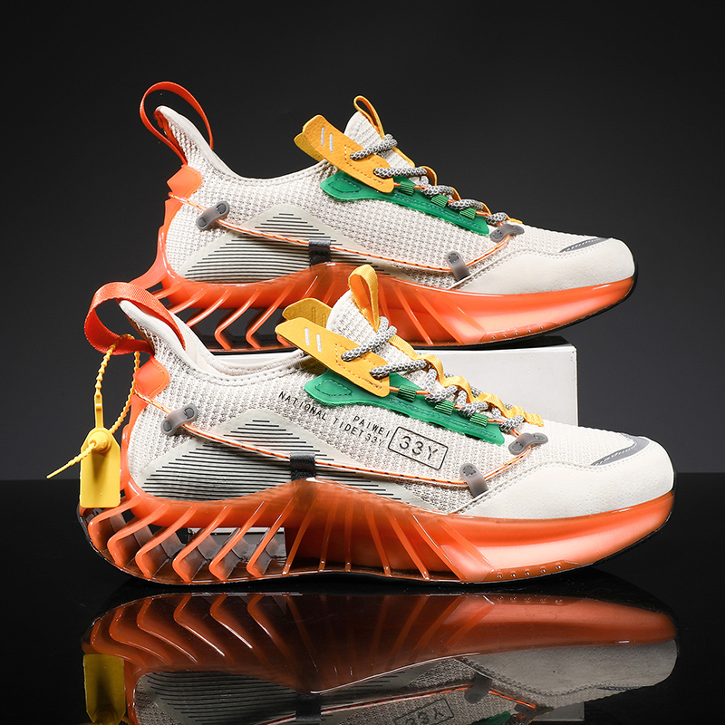 Men Casual Shoes New Blade Sneakers Men High Quality Reflective Shoes Male Outdoor Breathable Mesh Autumn Footwear Zapatos Hombr, Beige orange
Men Casual Shoes New Blade Sneakers Men High Quality Reflective Shoes Male Outdoor Breathable Mesh Autumn Footwear Zapatos Hombr, Beige orange