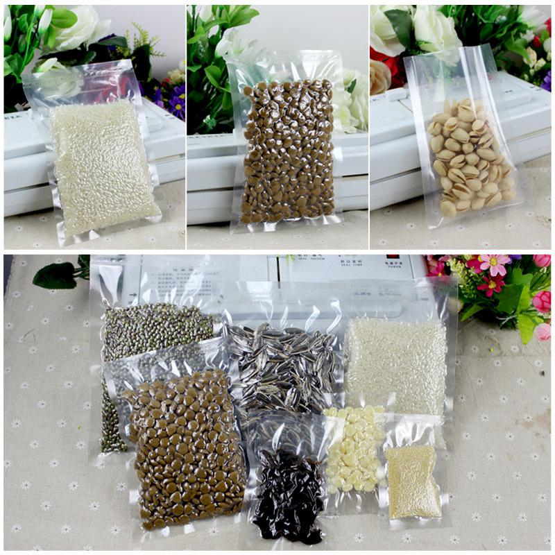 2021 10cm 15cm HD clear plastic food grade packaging vacuum food bags