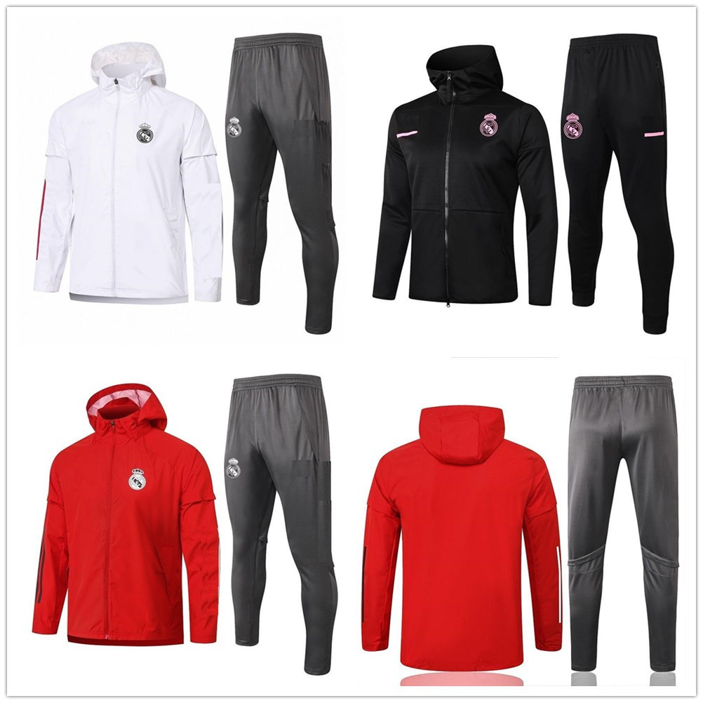 2021 Real Madrid Long sleeves soccer Training suit 20 21 camiseta de futbol Windbreaker jacket Jogging football Tracksuit, Black
2021 Real Madrid Long sleeves soccer Training suit 20 21 camiseta de futbol Windbreaker jacket Jogging football Tracksuit, Black