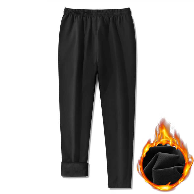 Autumn Winter Men Fleece Outdoor Pants Warm Joggers Fitness Sports Trousers Casual Fashion Hiking Plus Size Pants Men 210930
