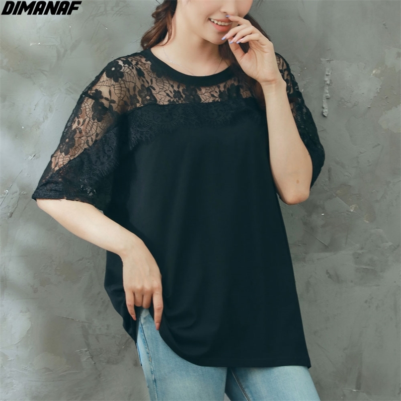 Plus Size Women T-Shirt Lace Hollow Out Spliced tshirt Sexy Lady Tops Tunic Tees Black Shirt Loose Summer Fashion 210520, Zuolanna-a1898
Plus Size Women T-Shirt Lace Hollow Out Spliced tshirt Sexy Lady Tops Tunic Tees Black Shirt Loose Summer Fashion 210520, Zuolanna-a1898