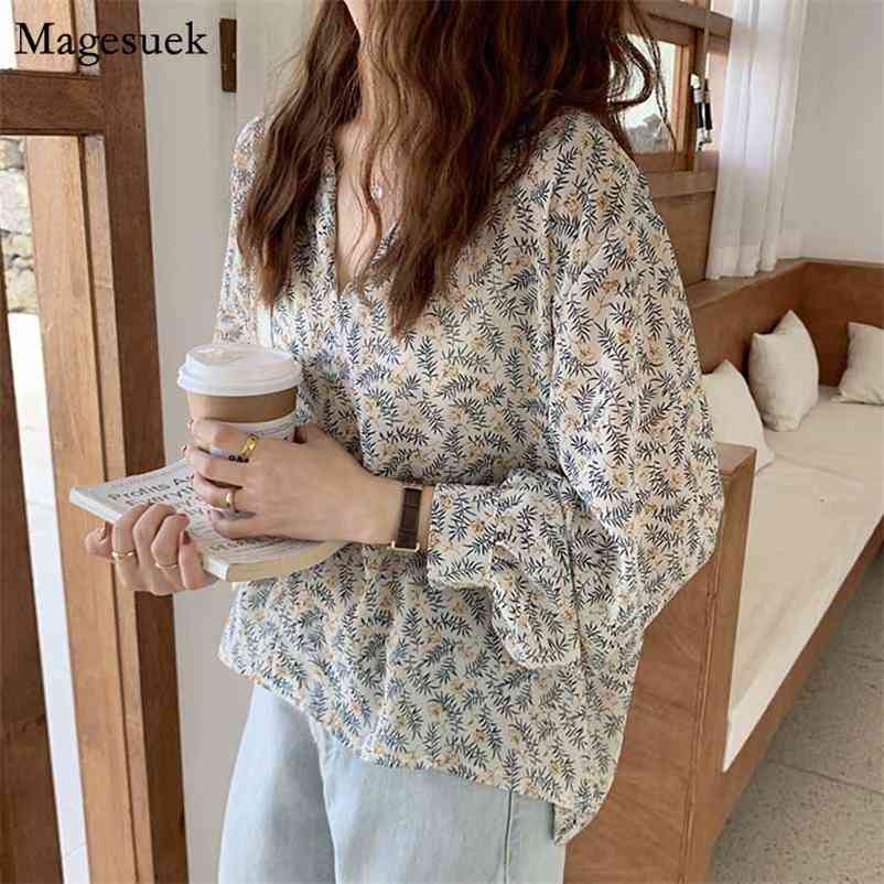 Women Tops Korean Clothes Autumn Blouses Turn-down Collar Floral Print Full Sleeve Female Chiffon Shirts Blusas 10523 210518, Mixed
Women Tops Korean Clothes Autumn Blouses Turn-down Collar Floral Print Full Sleeve Female Chiffon Shirts Blusas 10523 210518, Mixed