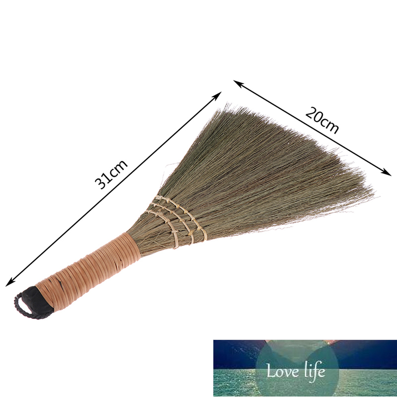 

1PCS Desktop Sofa Dusting Home Cleaning Brush Straw Broom Wooden Soft Sweeping