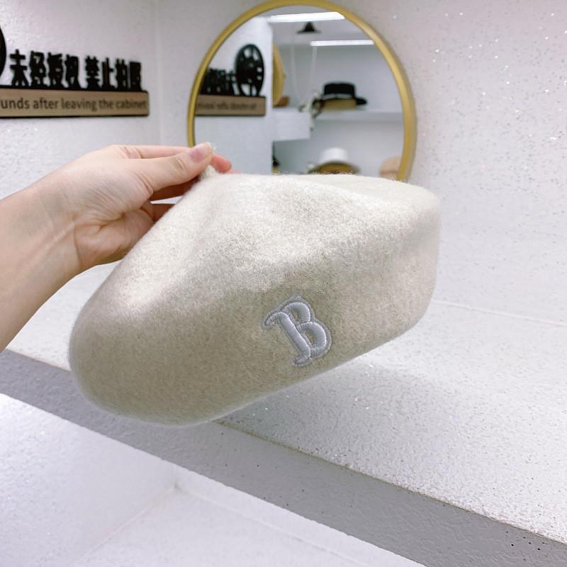 Berets 202108-wei Autumn Winter Warm Wool B C Letter Embroidery Beret Hat Men Women Leisure Painter, Beige
Berets 202108-wei Autumn Winter Warm Wool B C Letter Embroidery Beret Hat Men Women Leisure Painter, Beige