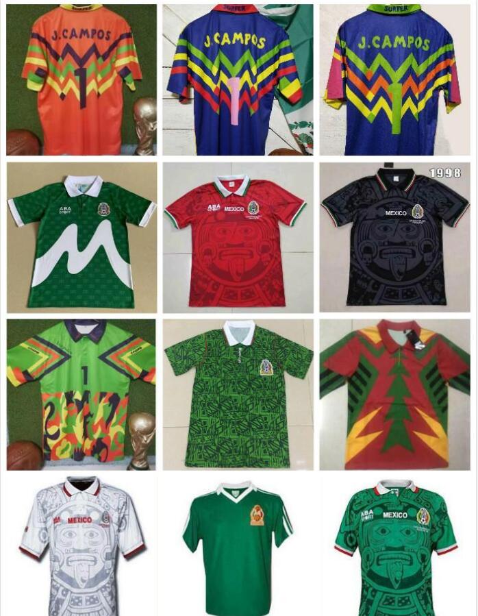 Retro Mexico 1986/1998 Soccer Jerseys Blanco Hernandez Ramirez Sanchez Vintage Football Camisetas Classic Shirts Kit, Black;yellow
Retro Mexico 1986/1998 Soccer Jerseys Blanco Hernandez Ramirez Sanchez Vintage Football Camisetas Classic Shirts Kit, Black;yellow
