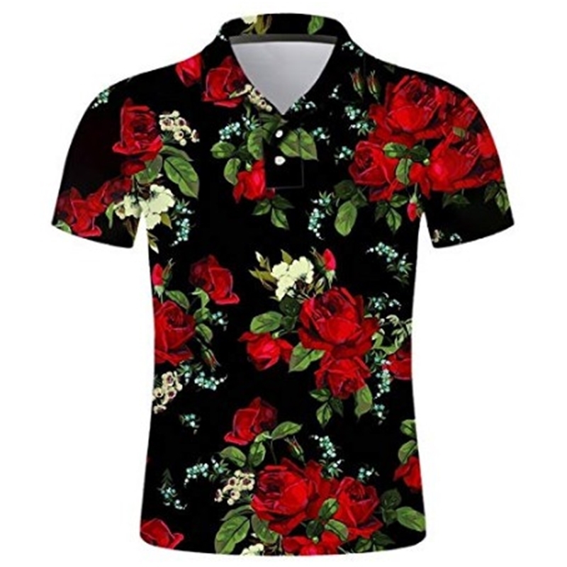 Summer 3d Printing Men's Flower Element Polo Short Sleeve Large Fashion T- Polo Shirt Plus Size 6xl, White;black
Summer 3d Printing Men's Flower Element Polo Short Sleeve Large Fashion T- Polo Shirt Plus Size 6xl, White;black